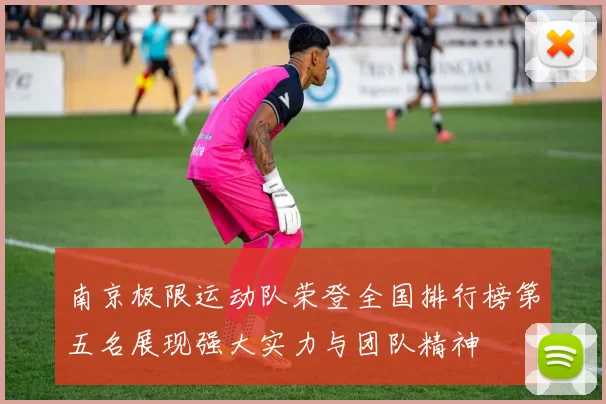 南京极限运动队荣登全国排行榜第五名展现强大实力与团队精神
