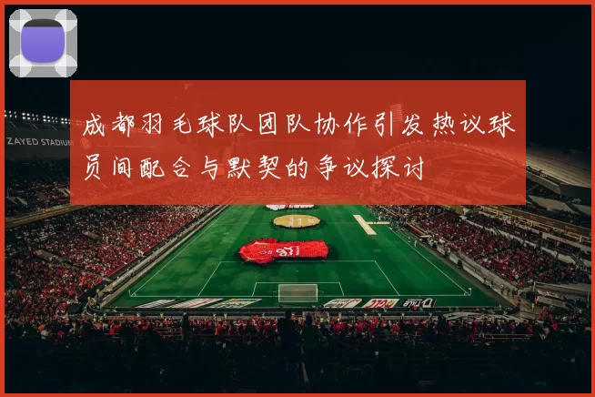 成都羽毛球队团队协作引发热议球员间配合与默契的争议探讨