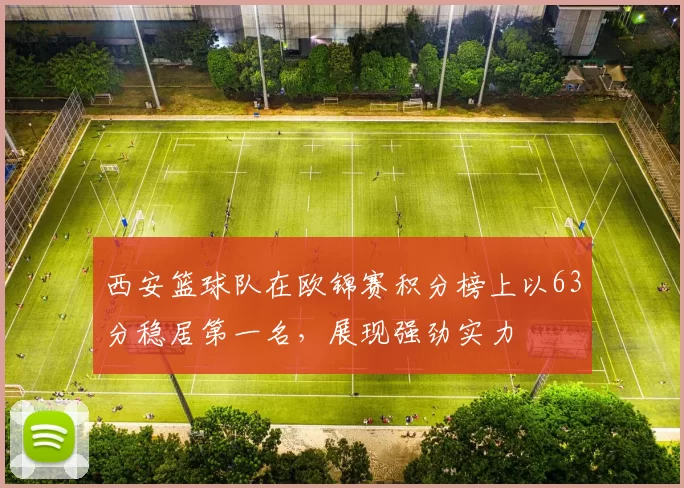 西安篮球队在欧锦赛积分榜上以63分稳居第一名，展现强劲实力