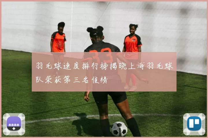 羽毛球速度排行榜揭晓上海羽毛球队荣获第三名佳绩