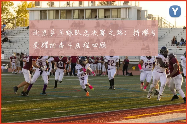 北京乒乓球队总决赛之路：拼搏与荣耀的奋斗历程回顾